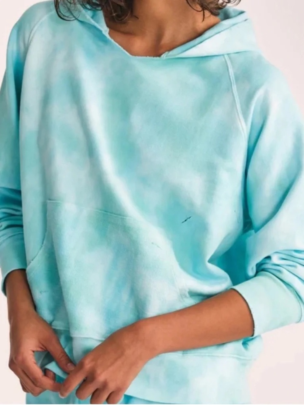 NWT Love Shack Fancy Addison Top Cabana Teal One Size